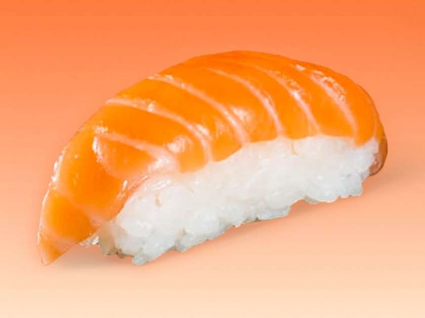 1.  Lõhe nigiri sushi 1 tk