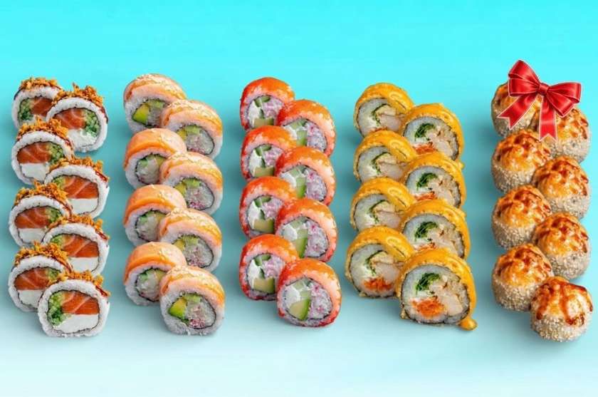 882. Party Combo 4+1 FREE (40pcs)