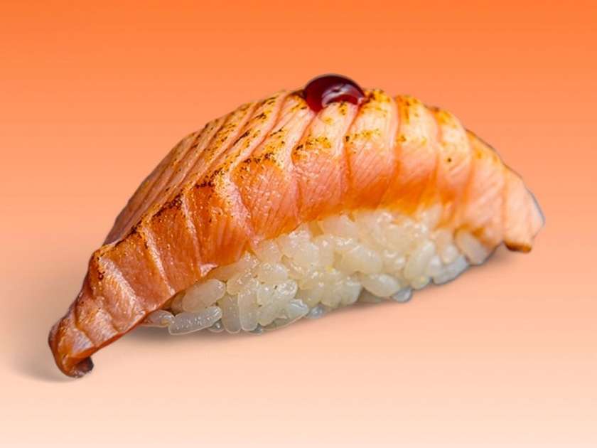 312.Põletatud lõhe nigiri sushi 1tk