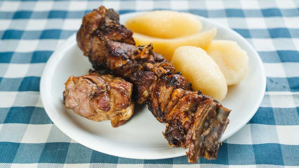 Baby Lamb Souvla
