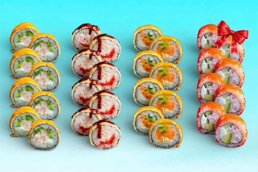 889. Tempura Combo 3+1 TASUTA (32tk)