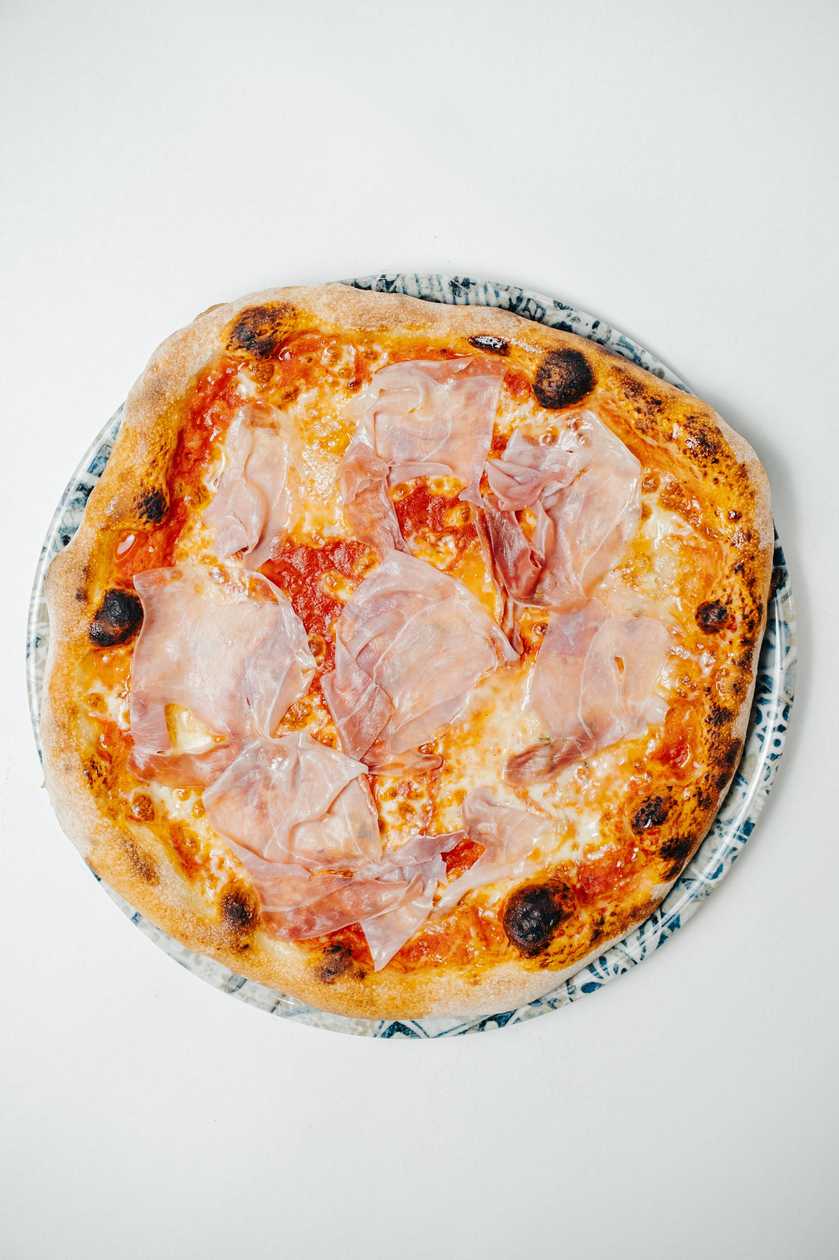 Pizza Crudo e Gorgonzola