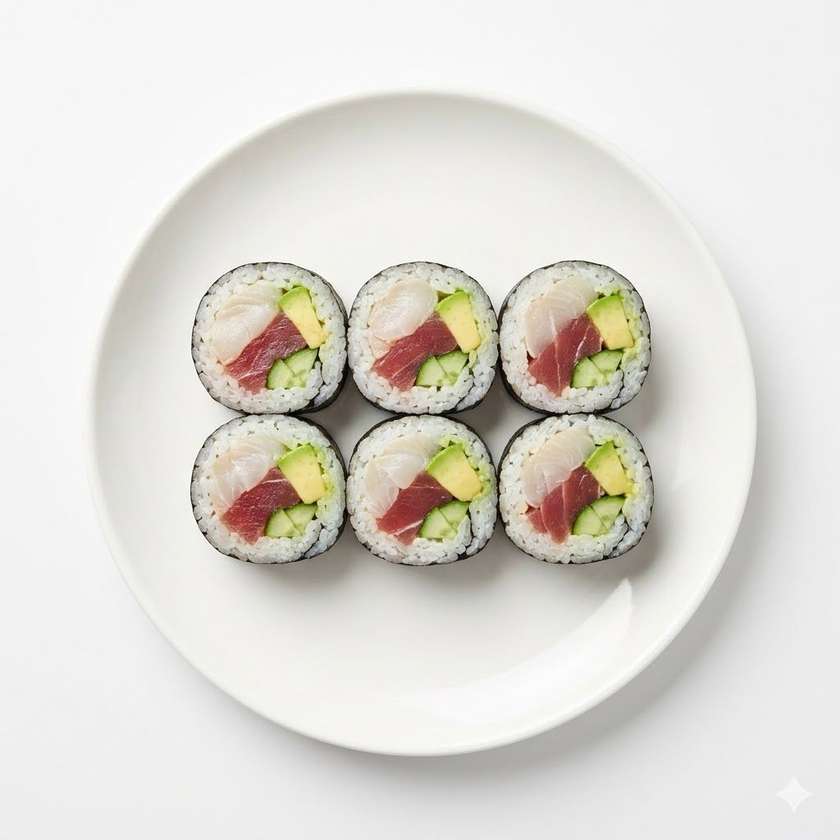 Sushi Futomaki máslová ryba + tuňák