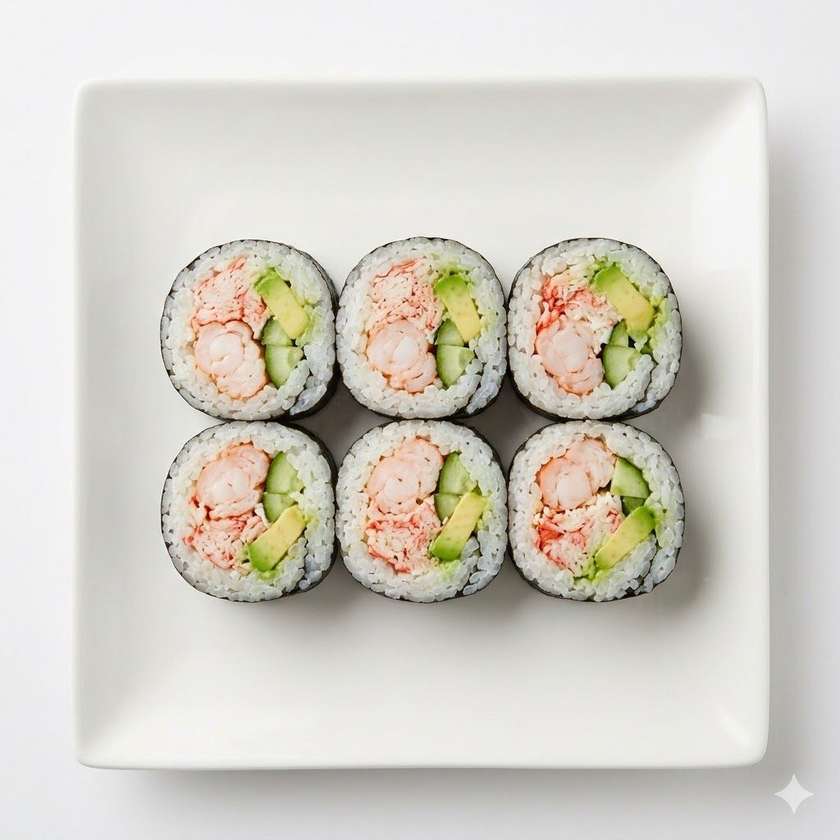 Sushi Futomaki krevety + krab
