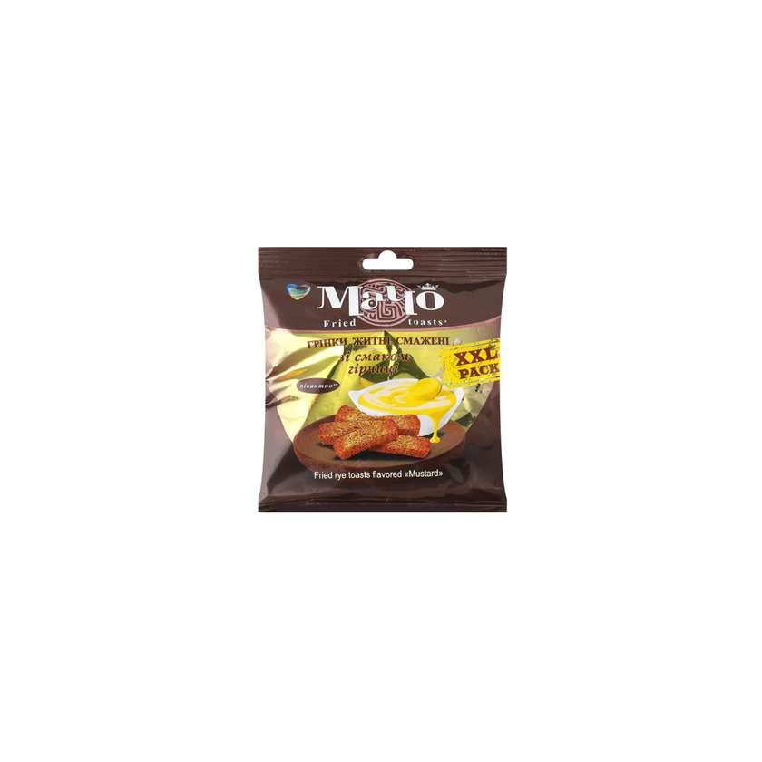Grzanki Żytnio-Pszenne o smaku musztardy "Maczo" 110g