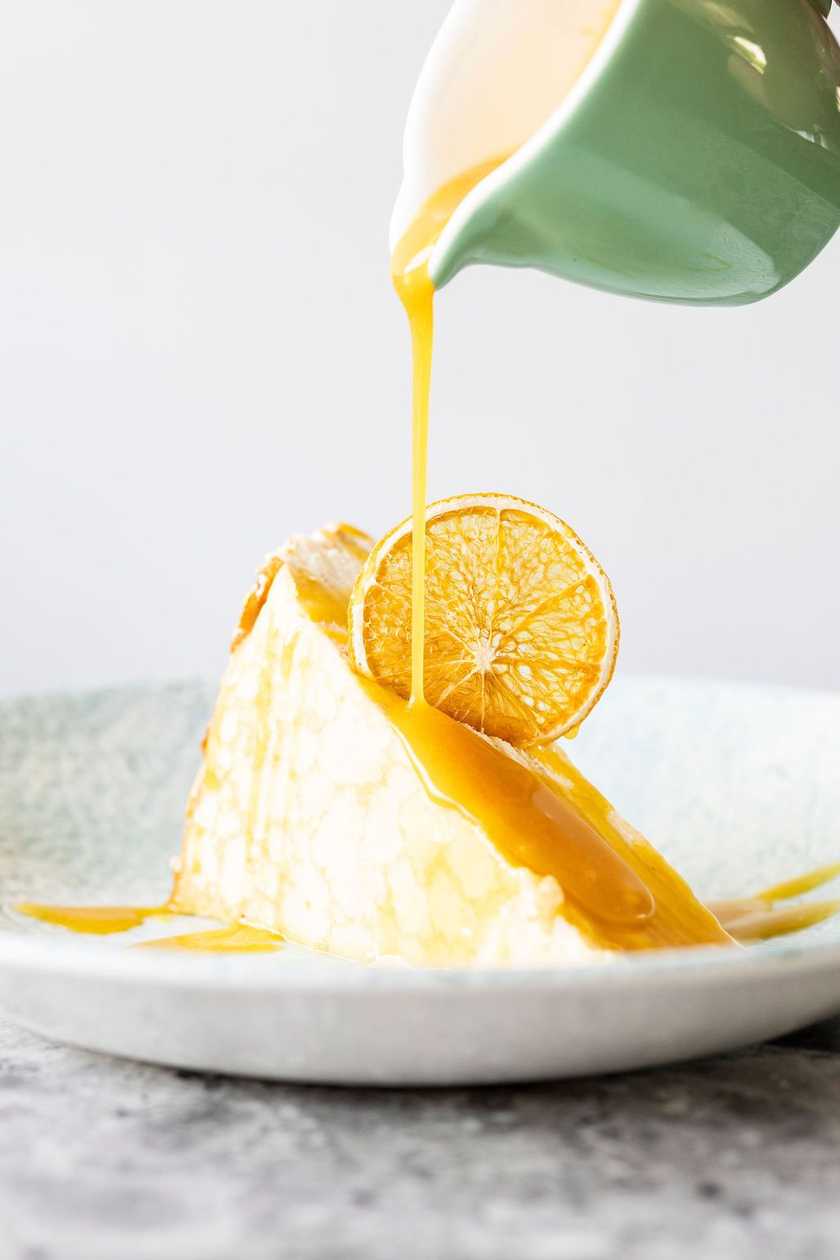 Crepes Suzette Cheesecake