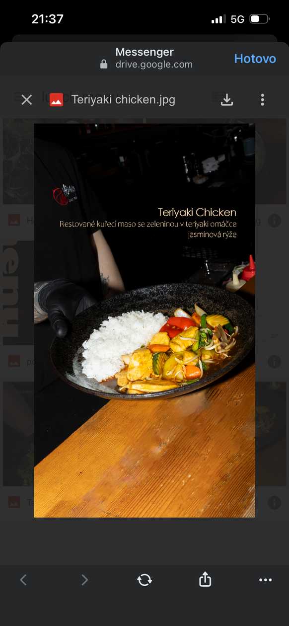 Menu 2 - Teriyaki Chicken