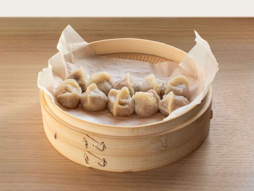 Jiaozi z Grzybami Mun, shitake, tofu, ciecierzyca