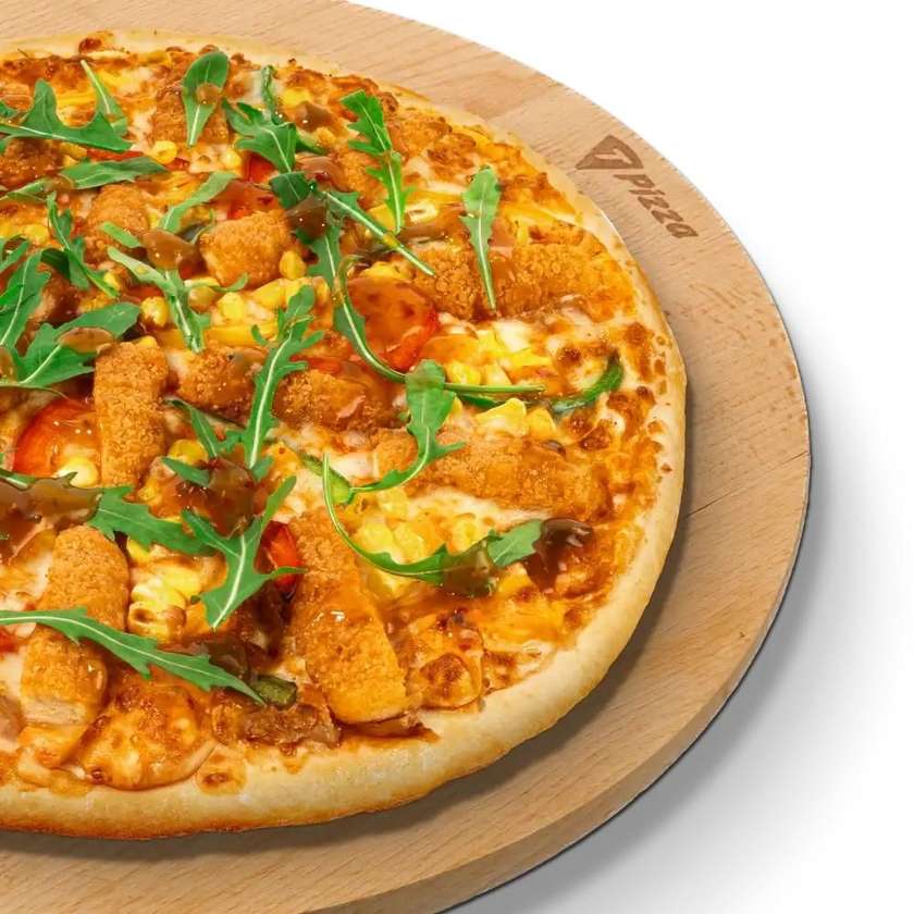 Pizza mango jalapeńo