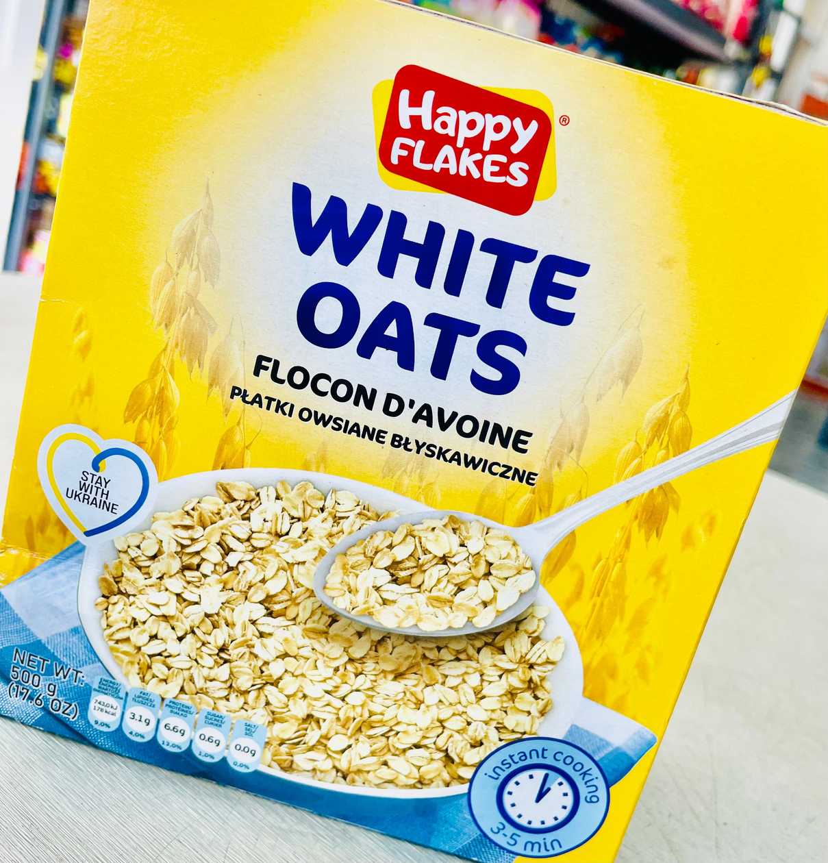 Happy Flakes White Oats