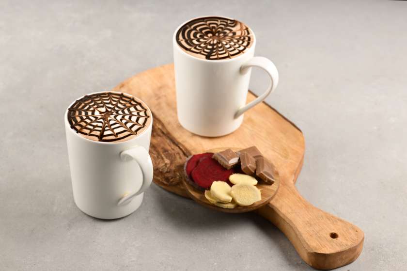 Double Velvet Beet Hot Chocolate