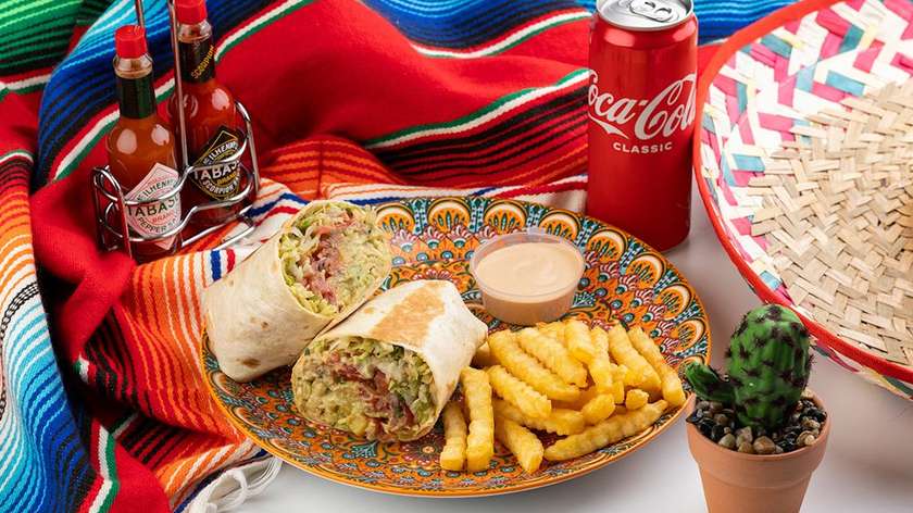 Vegetarian combo 🌯🍟🥤