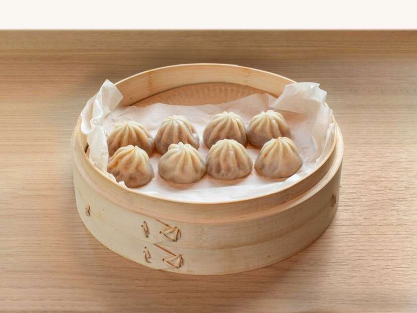 Jiaozi z Kurczakiem Hoisin z Pak-Choi