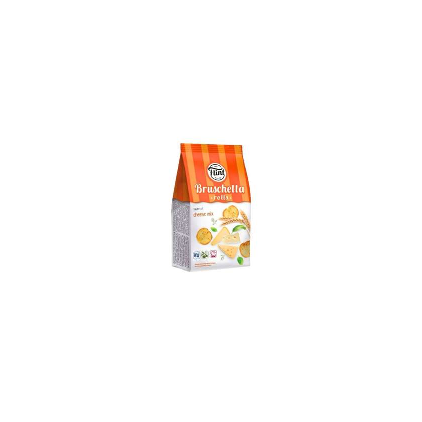 "Flint brushetta rolls" sucharki pszenne o smaku serowy mix 65g