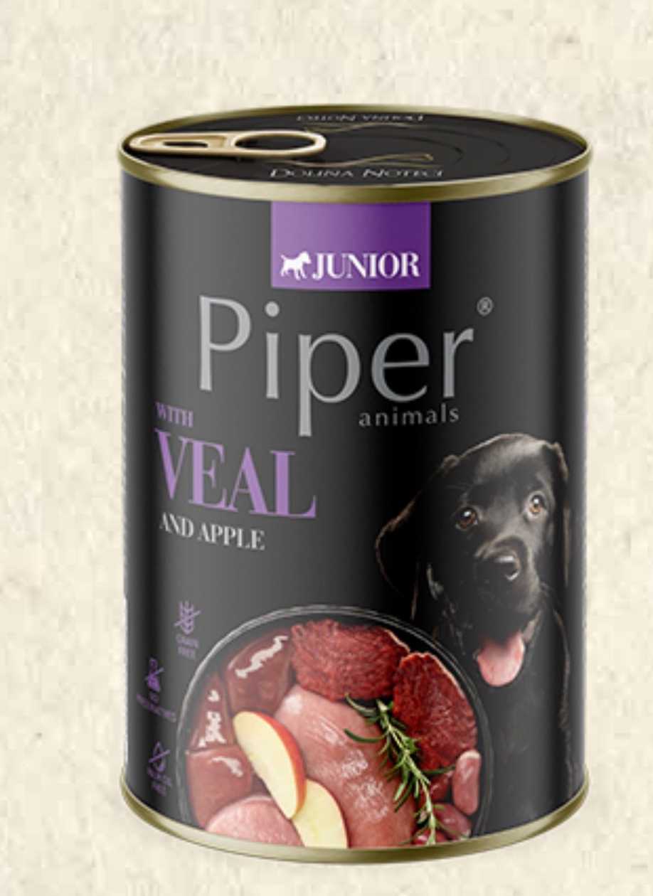 Piper Junior Veal and Apple Canned Food 400 g