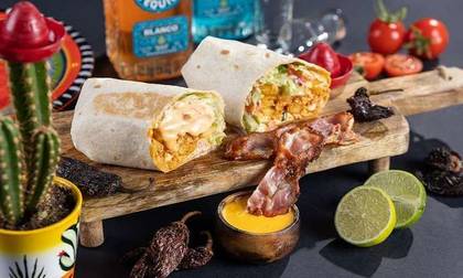 Cheese & Bacon Burrito 🌯🥓🧀