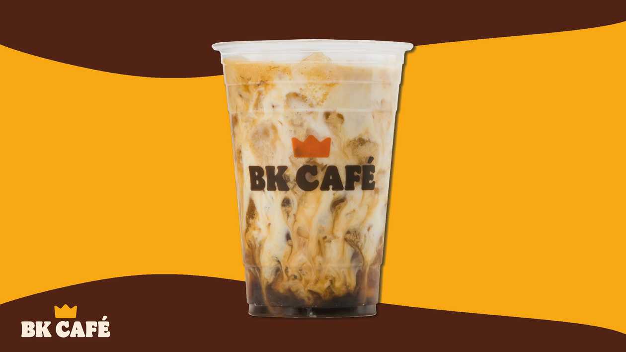 Large Iced Vanilla Latte