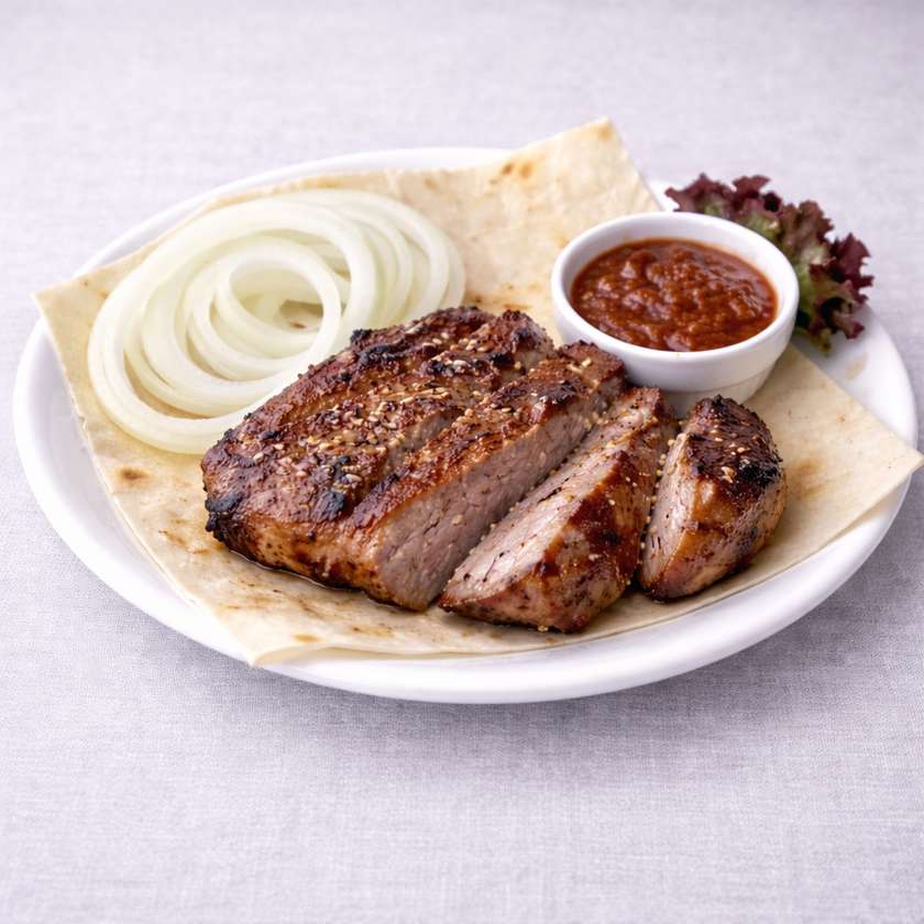 Стейк зі свинини за 100 г