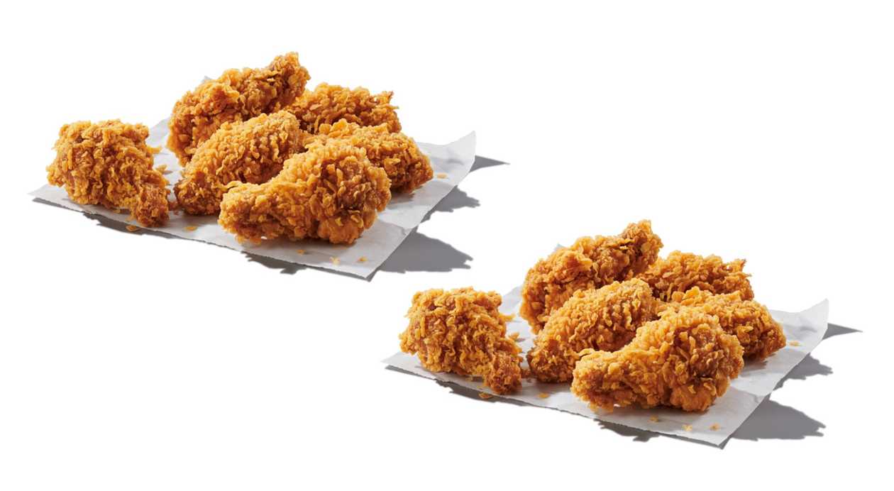 1+1 Free 6 Hot Wings