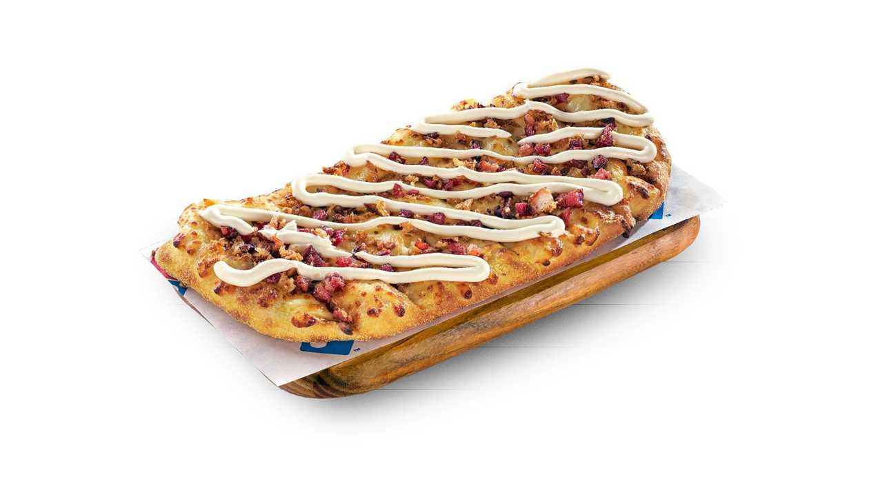 Cheesy Bread z boczkiem i cebulką prażoną