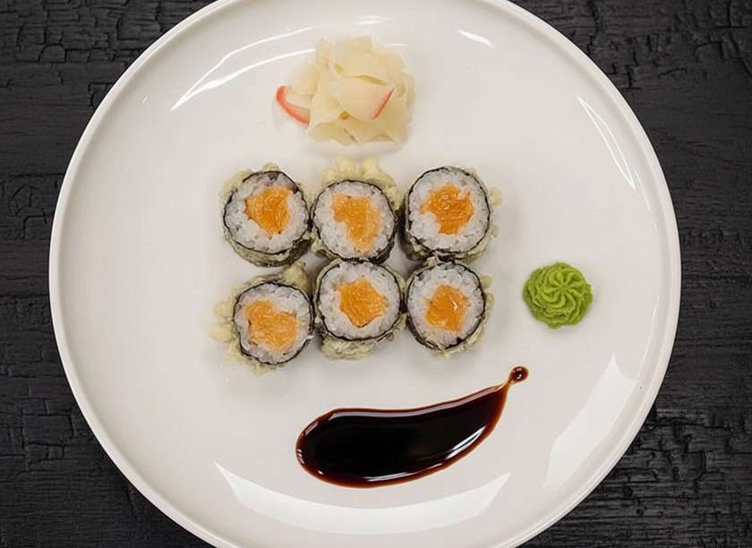 Hosomaki Sake Tempura