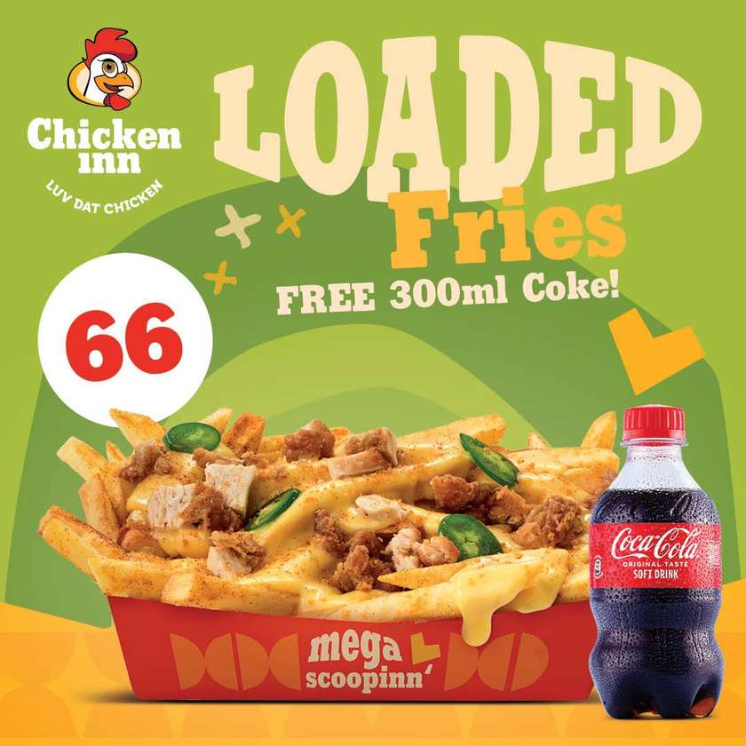 Loaded Fries + 300ml Coke