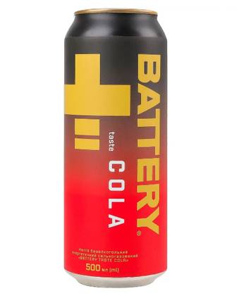 Напій енергетичний Battery taste Cola 500 мл