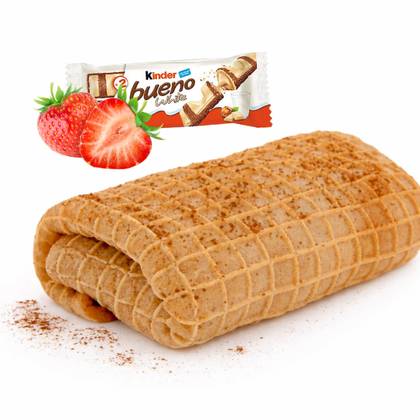 Tripa Kinder Bueno e Morangos