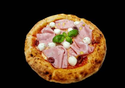 Pizza Mortadella con Ciliegine