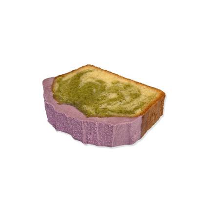 Ube-Vanilla Matcha Loaf Cake