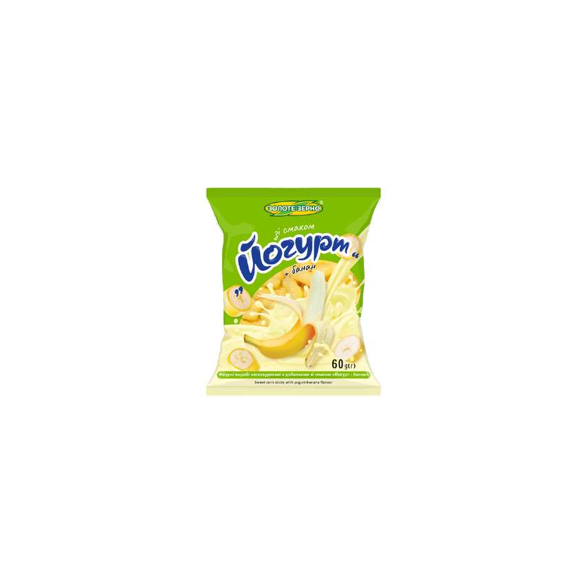 Chrupki kukurydziane o smaku jogurt-banan 60g