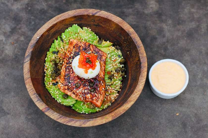 Salmon bowl