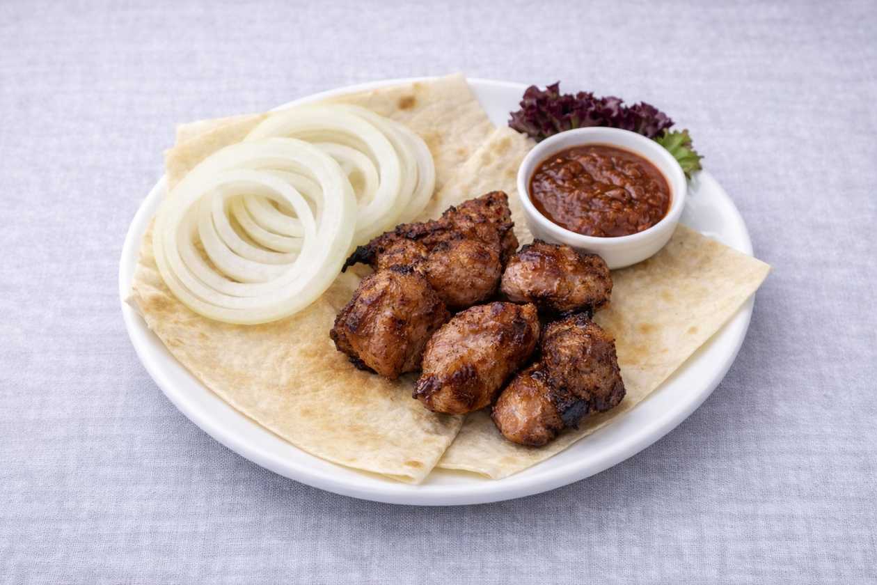 Шашлик зі свинячої шиї