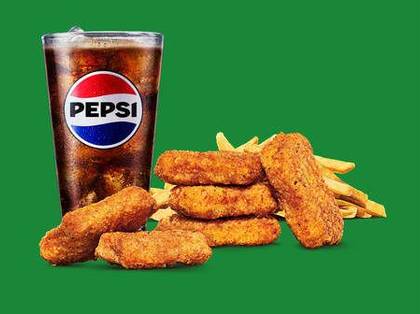 Plant-Based Nuggets 6 Pcs Meal