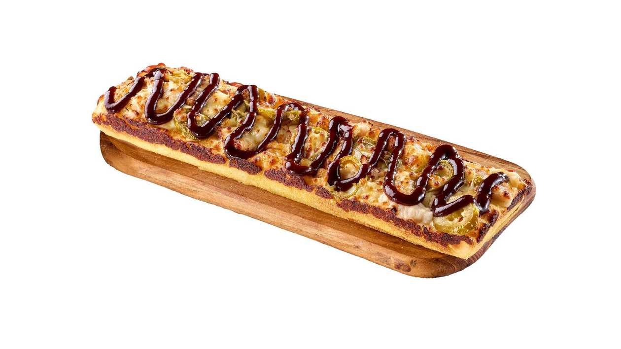 Zapiekanka z kurczakiem BBQ