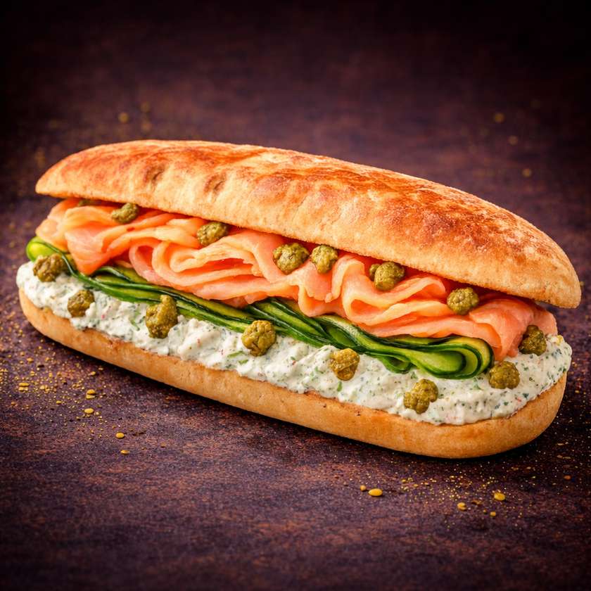 Smoky Salmon Sandwich