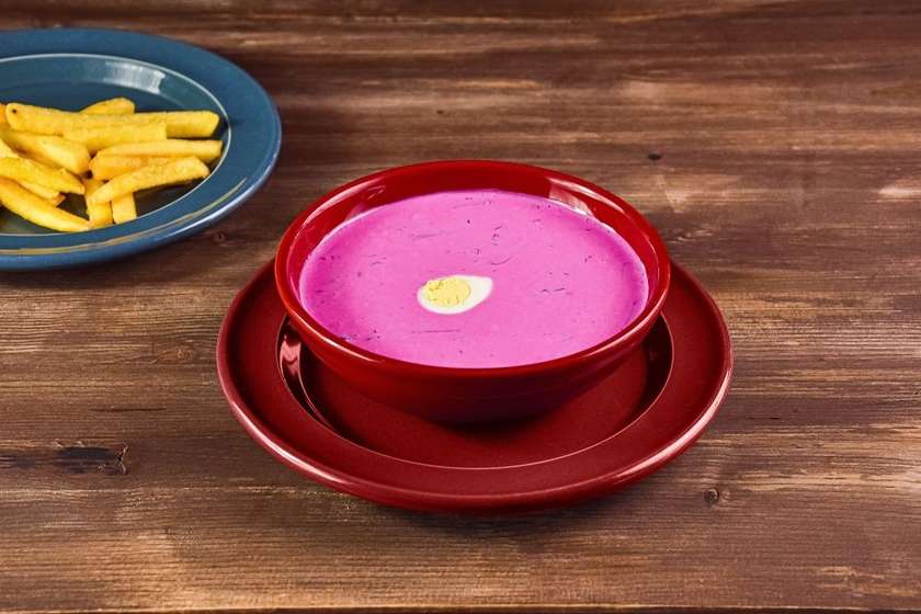 Cold beet soup