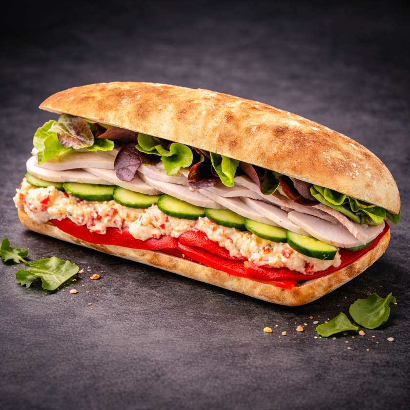 Balkan Turkey Sandwich