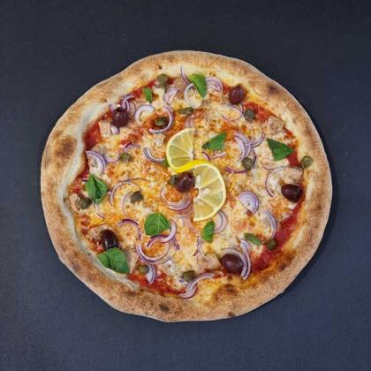 Pizza tonno e cipolla