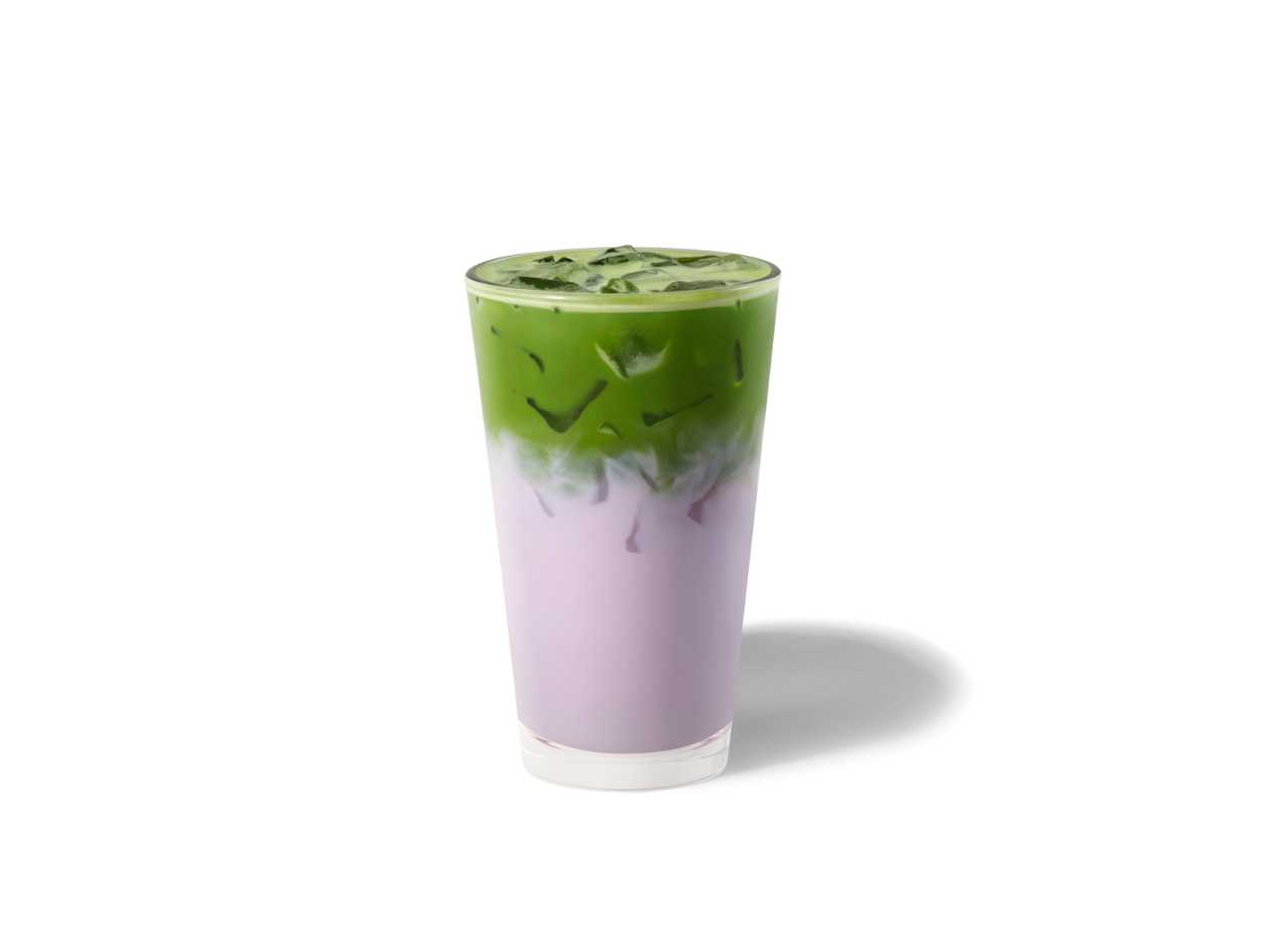 Iced Ube Vanilla Flavour Velvet Matcha Latte