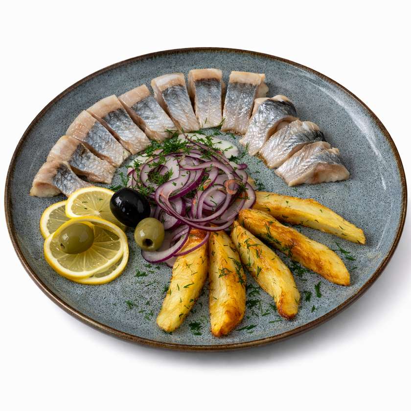 Оселедець слабосолений