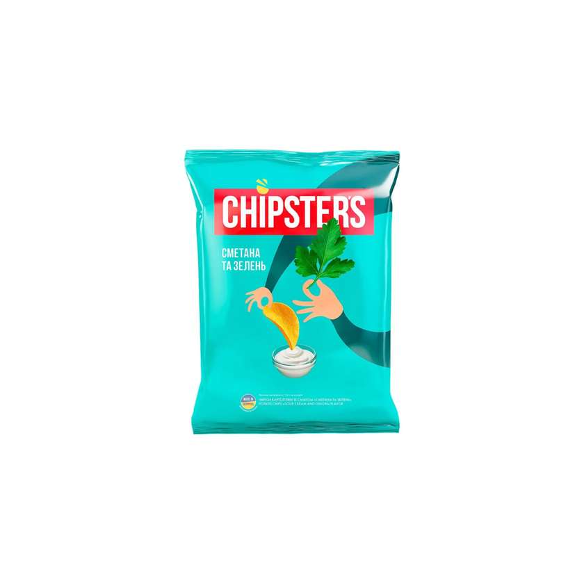 Chipster's chipsy ziemniaczane o smaku śmietany z ziołami 60g