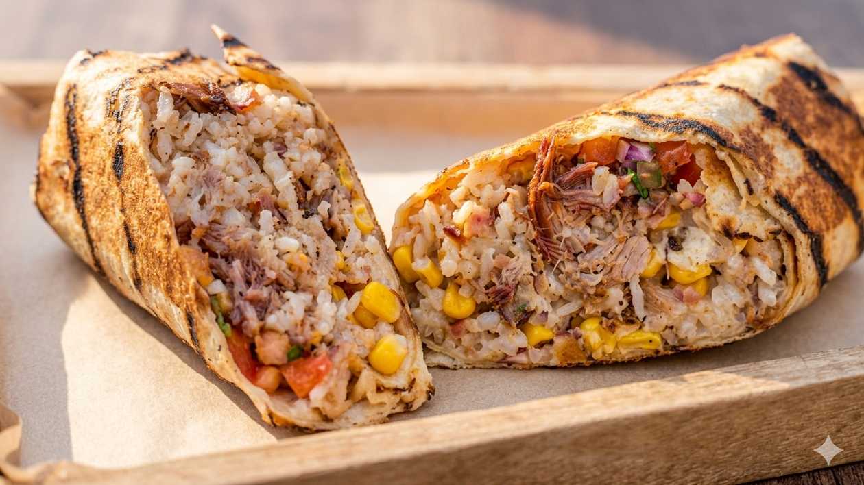 Smoked Pulled Pork Buritto