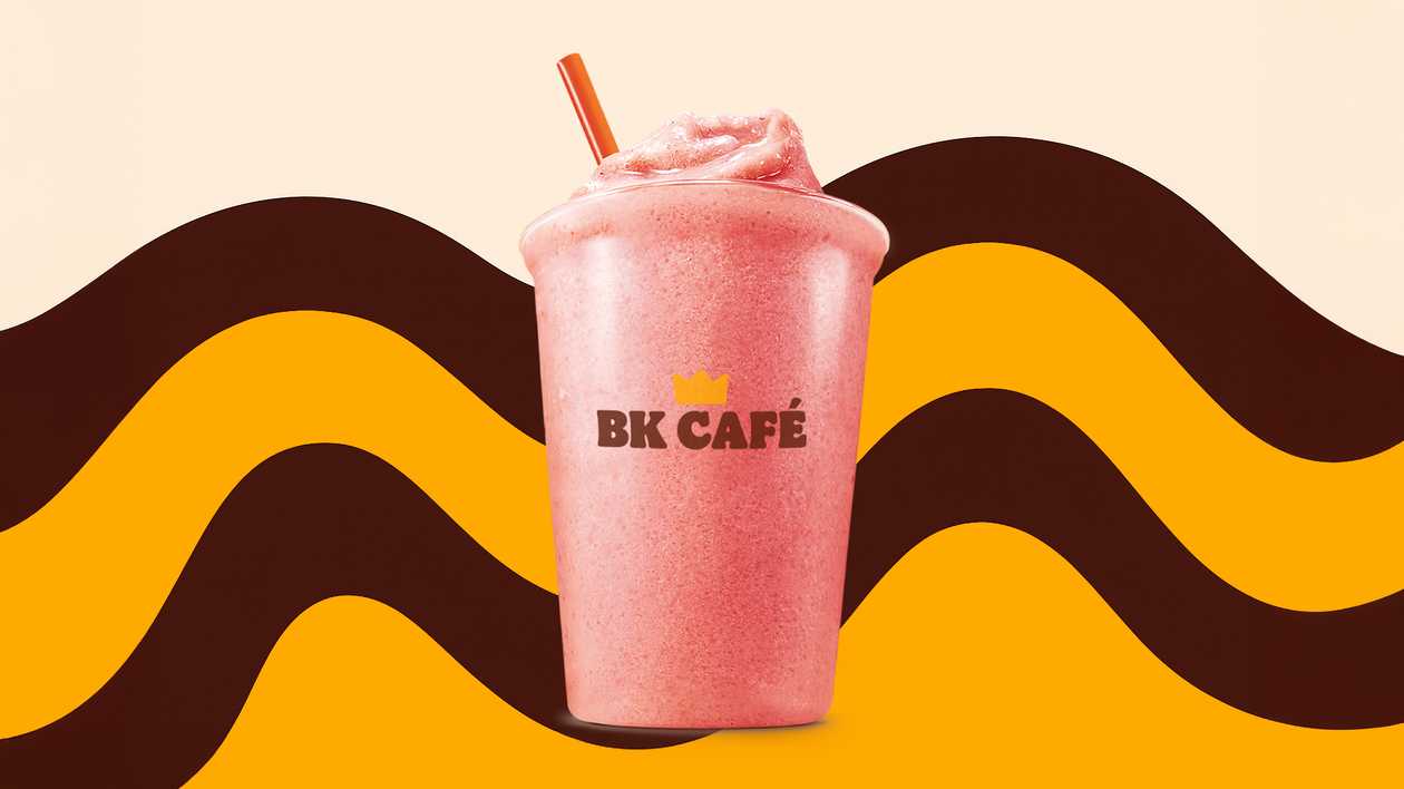 Large Strawberry Frappe