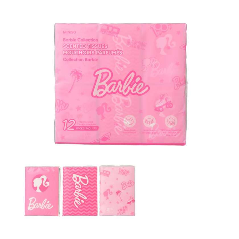 Barbie Collection Scented Tissues (12 Packs)