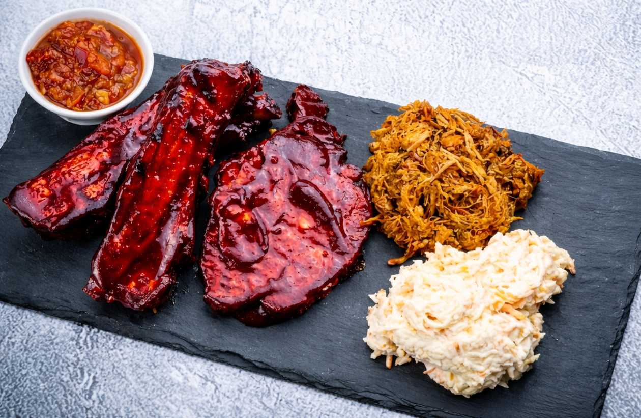 Keskmine BBQ-lihavaagen