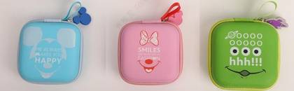 Disney 100 Smile Faces Collection Square Storage Case for Digital Accessories