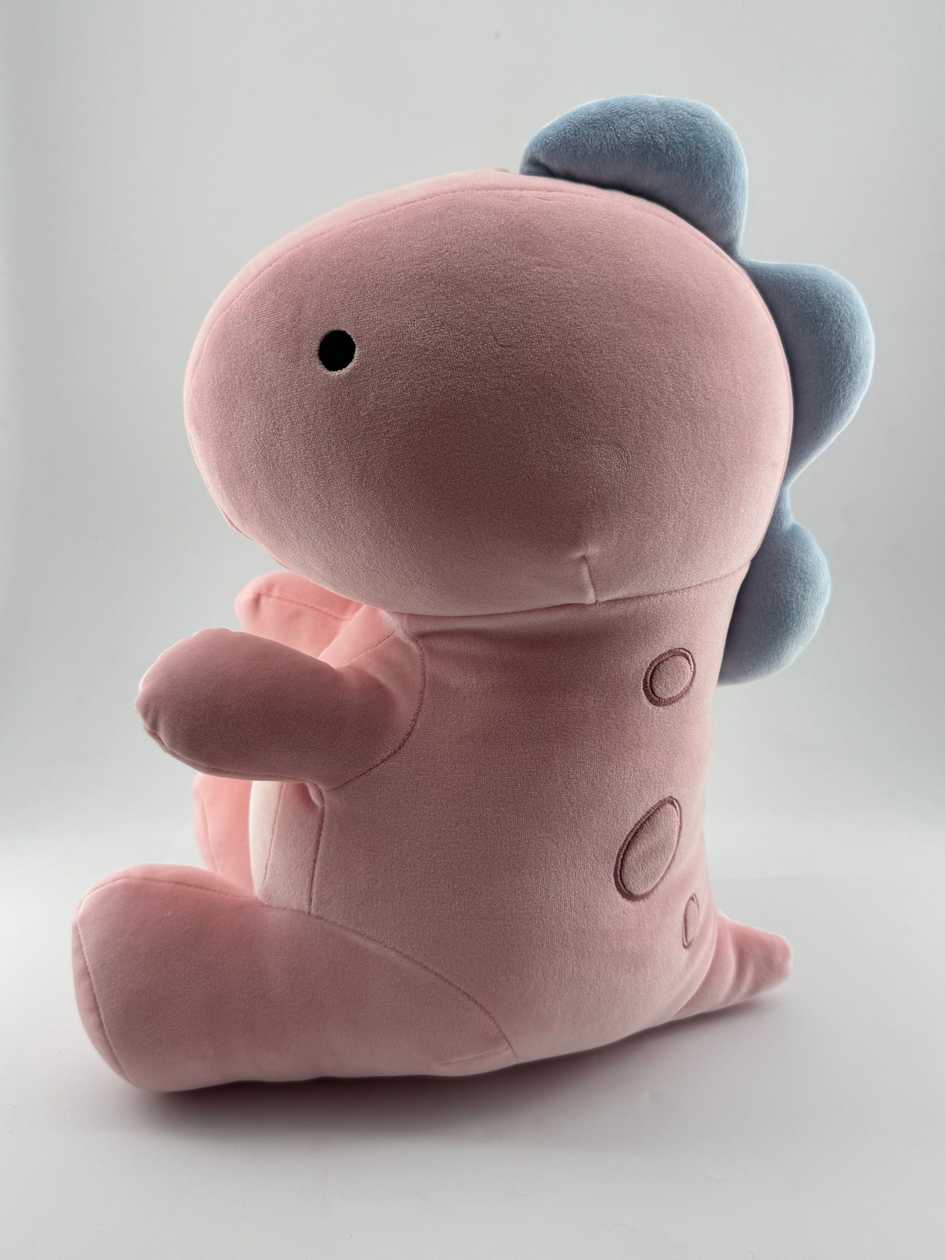 Mini Family 14in. Minisou Dinosaur Plush Toy(Pink Tyrannosaurus)