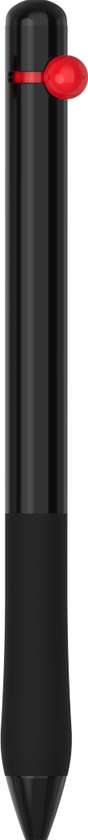 Inspiration Ball Series Sliding Gel Pen (0.5mm, Black) (Black Barrel)