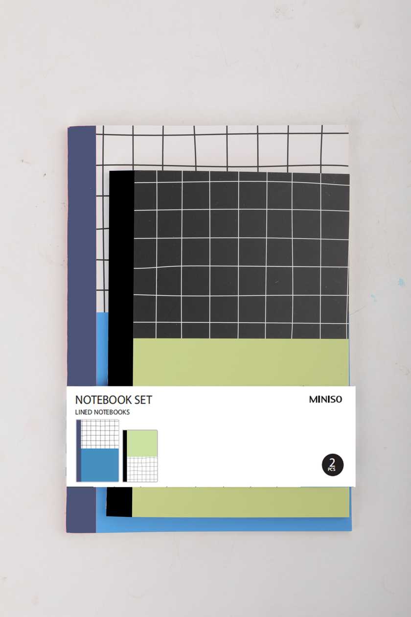 Black & White Collection 2.0 A5 & B5 Stitch-bound Book Set (32 Sheets)